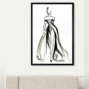 Women's 8 1/2"x11" Framed Wall Art